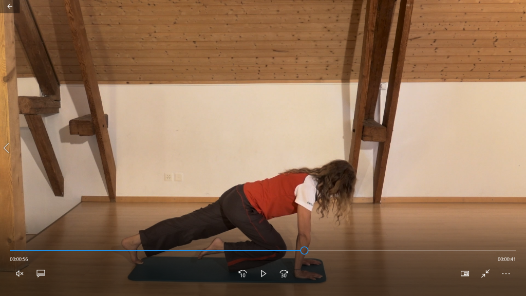 Kräftigung: Hamstring-Plank